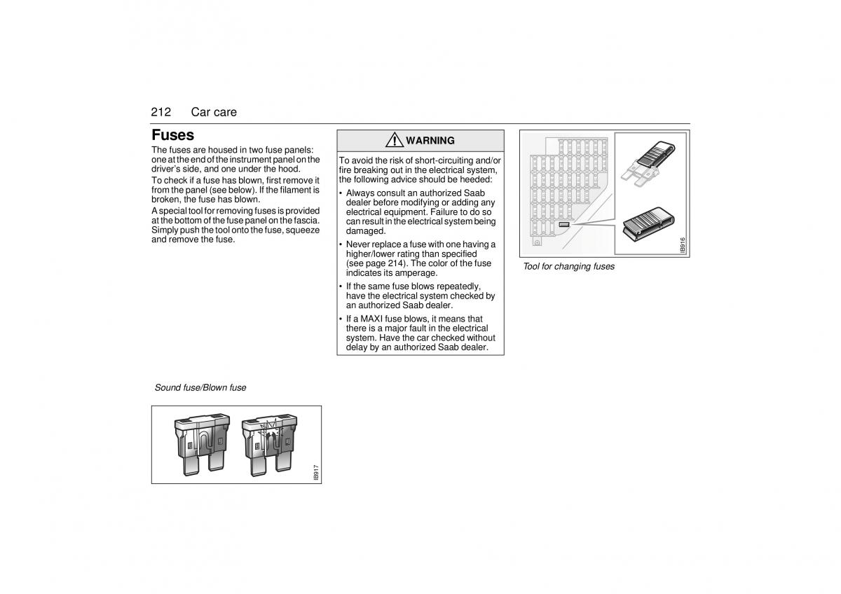 Saab 9 3 I 1 YS3D owners manual / page 212