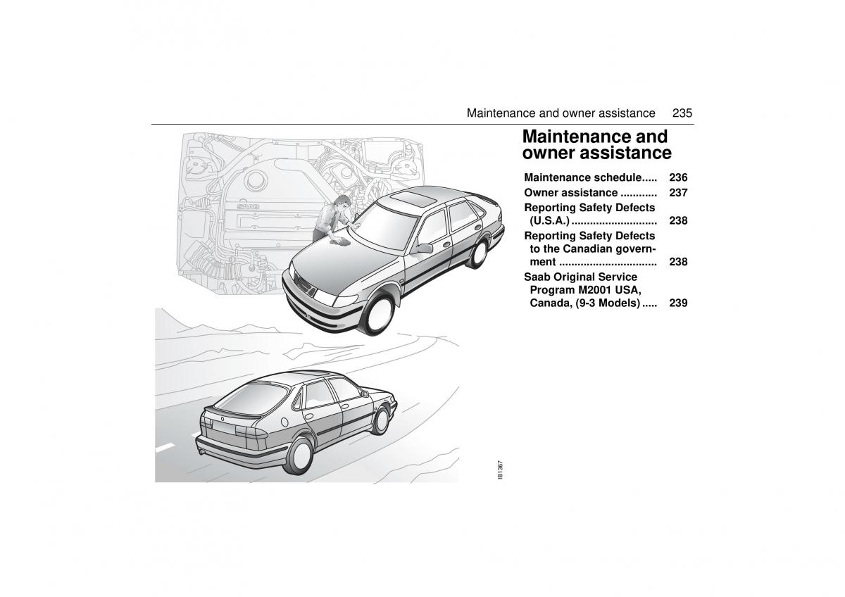 Saab 9 3 I 1 YS3D owners manual / page 235