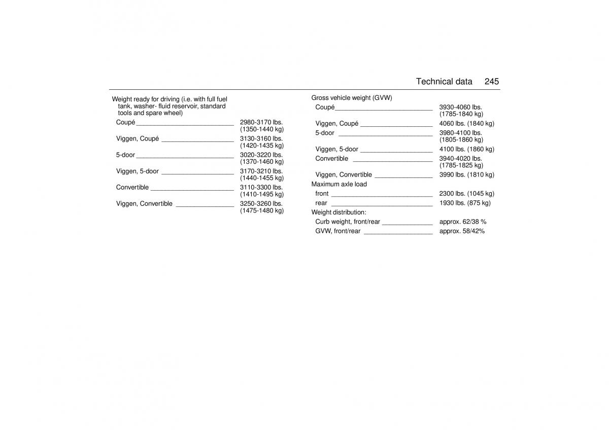 Saab 9 3 I 1 YS3D owners manual / page 245