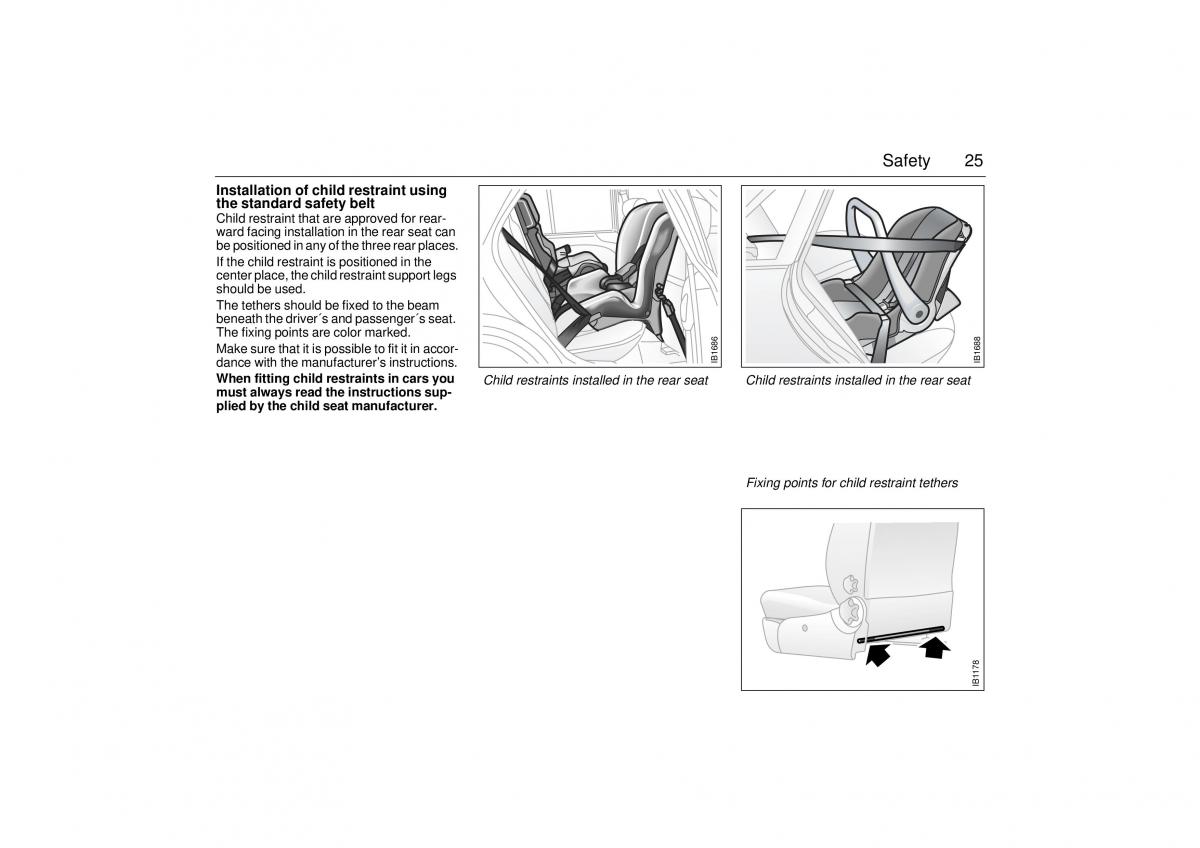 Saab 9 3 I 1 YS3D owners manual / page 25