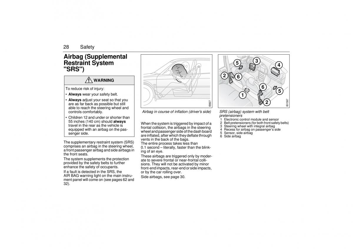 Saab 9 3 I 1 YS3D owners manual / page 28