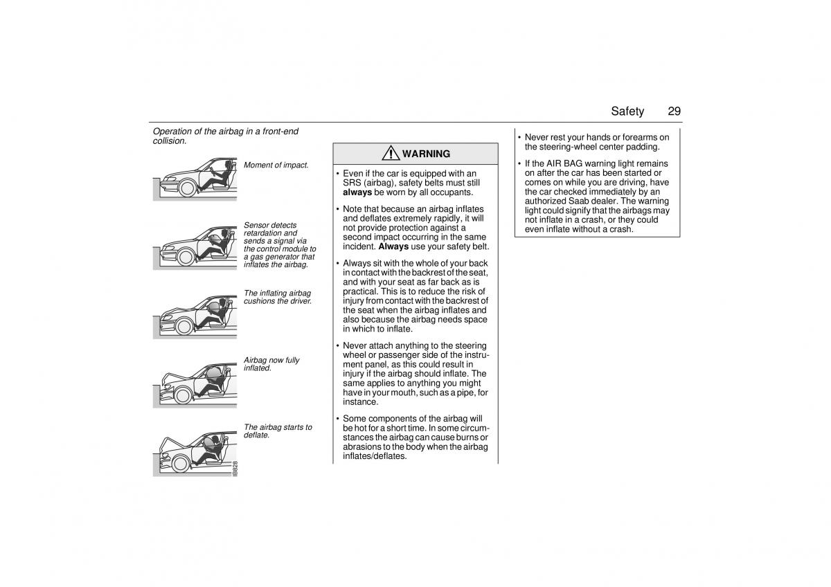 Saab 9 3 I 1 YS3D owners manual / page 29