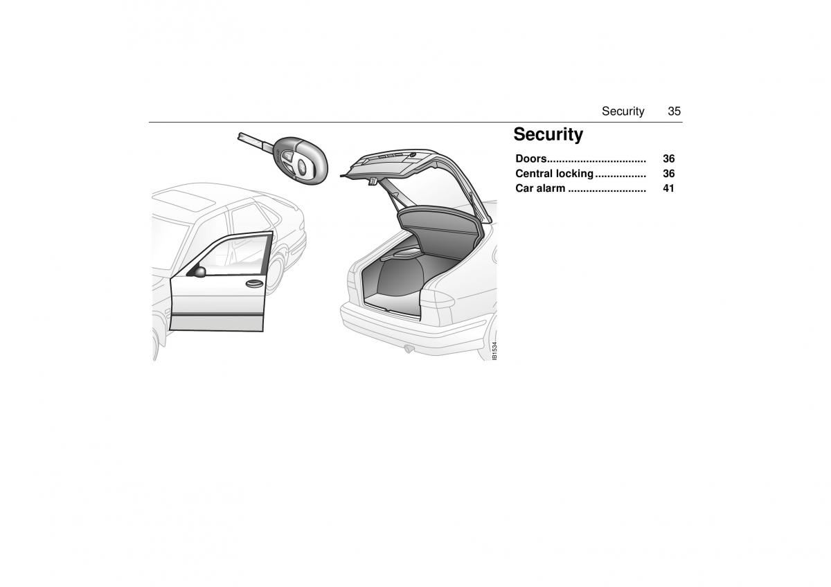 Saab 9 3 I 1 YS3D owners manual / page 35