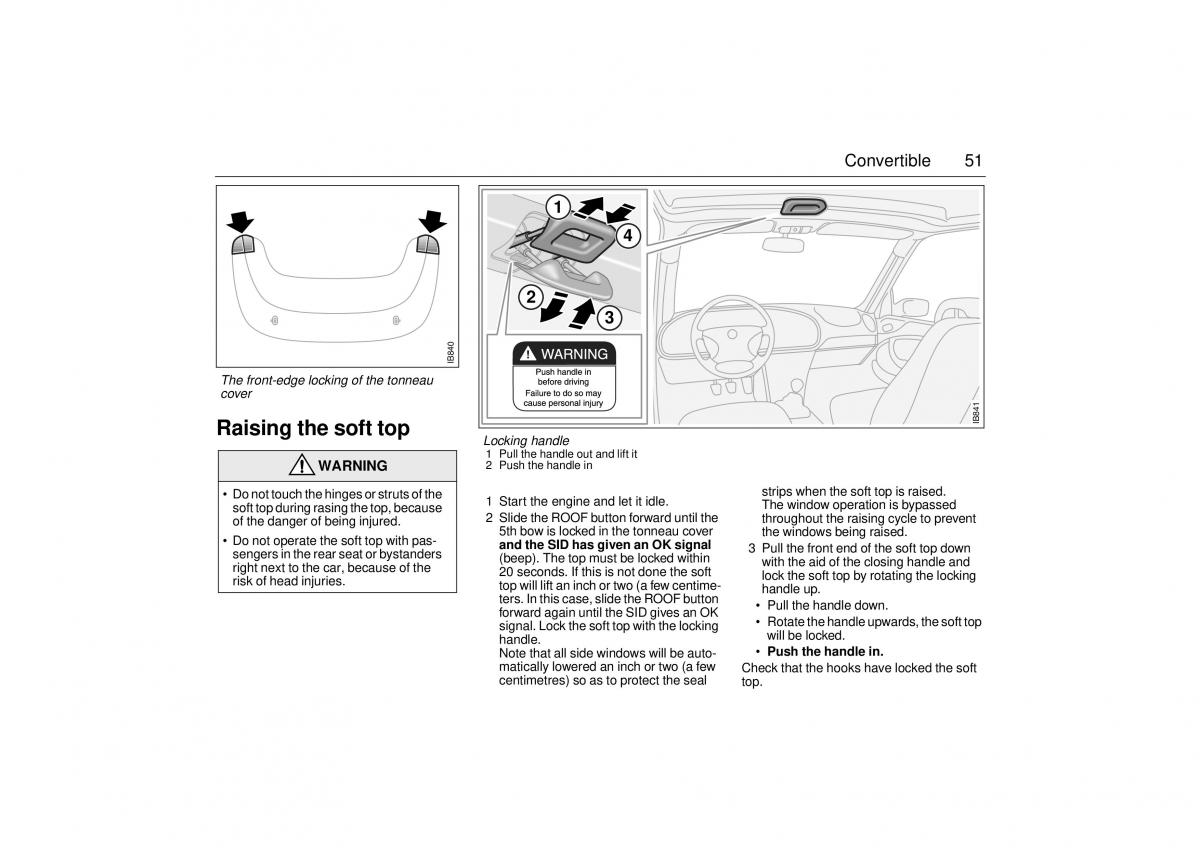 Saab 9 3 I 1 YS3D owners manual / page 51