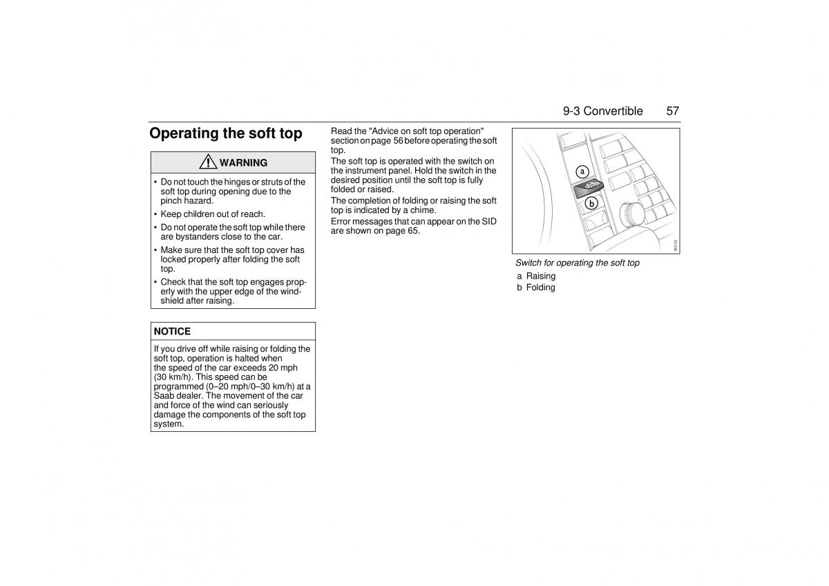 manual  Saab 9 3 II 2 YS3F owners manual / page 59