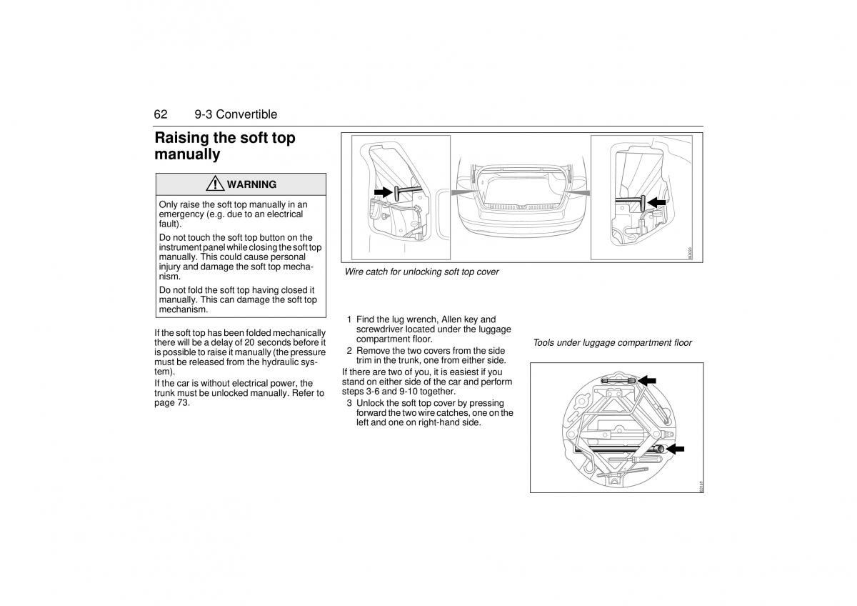 Saab 9 3 II 2 YS3F owners manual / page 64