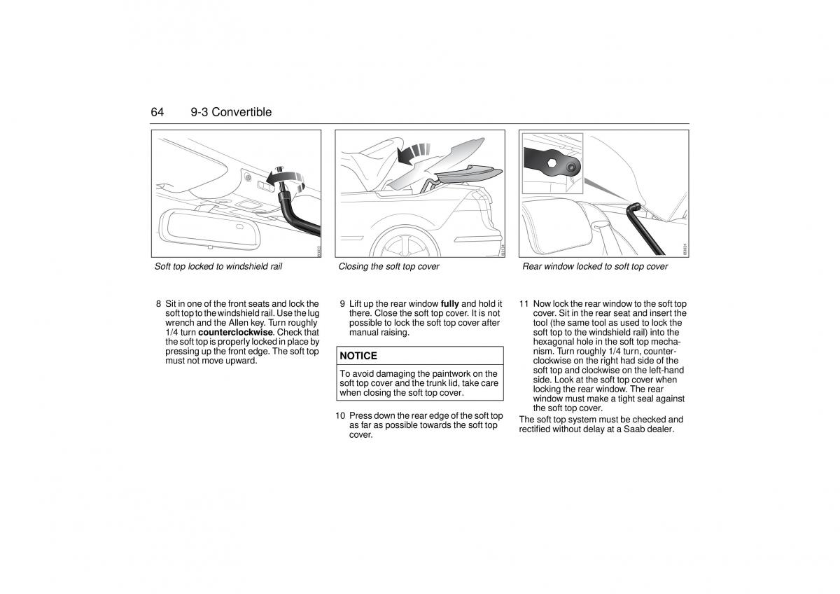 manual  Saab 9 3 II 2 YS3F owners manual / page 66