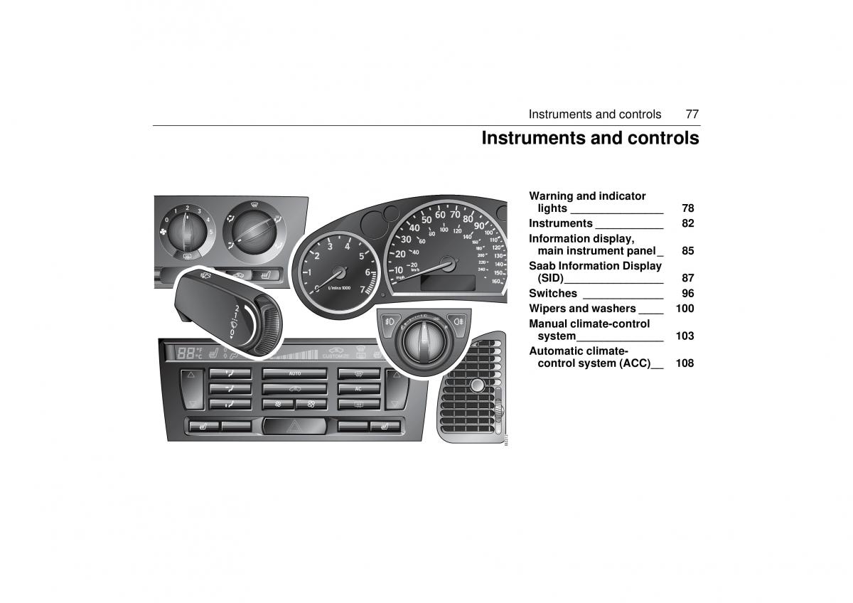 manual  Saab 9 3 II 2 YS3F owners manual / page 79