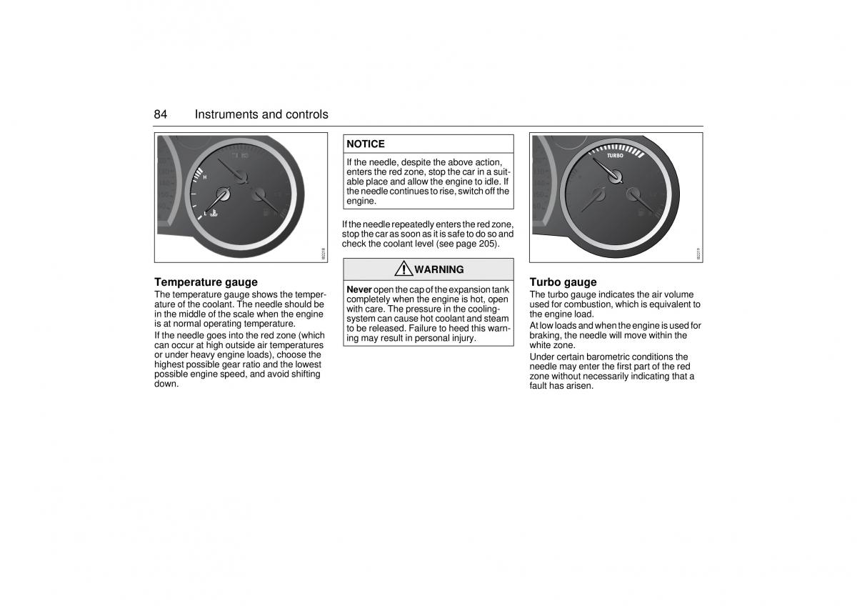 Saab 9 3 II 2 YS3F owners manual / page 86