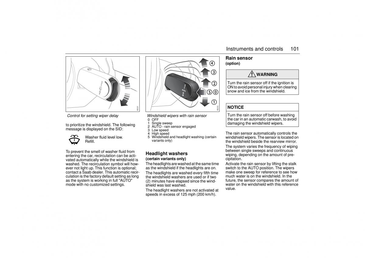 Saab 9 3 II 2 YS3F owners manual / page 103