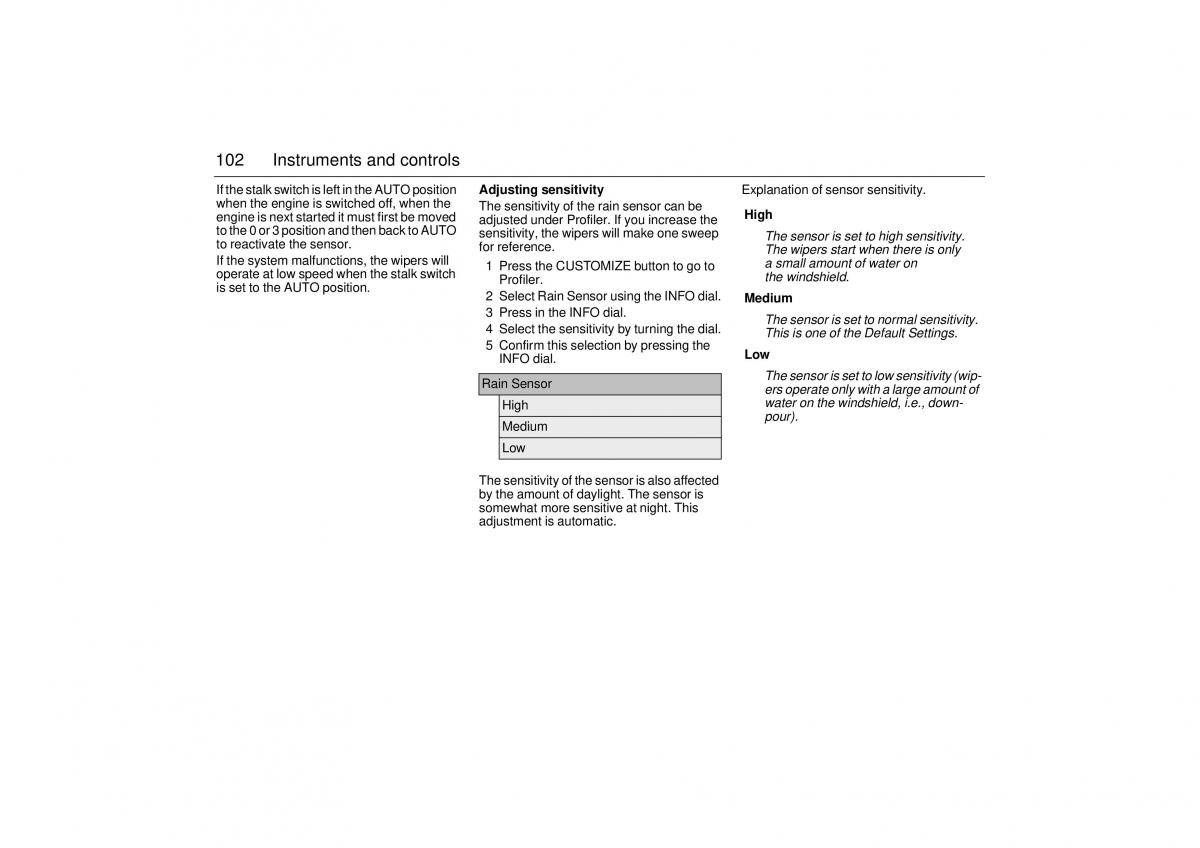 manual  Saab 9 3 II 2 YS3F owners manual / page 104