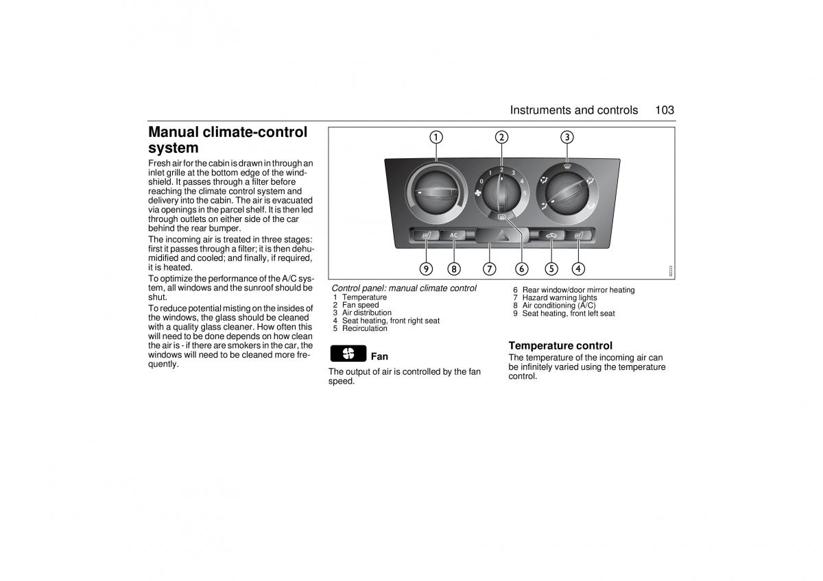 Saab 9 3 II 2 YS3F owners manual / page 105