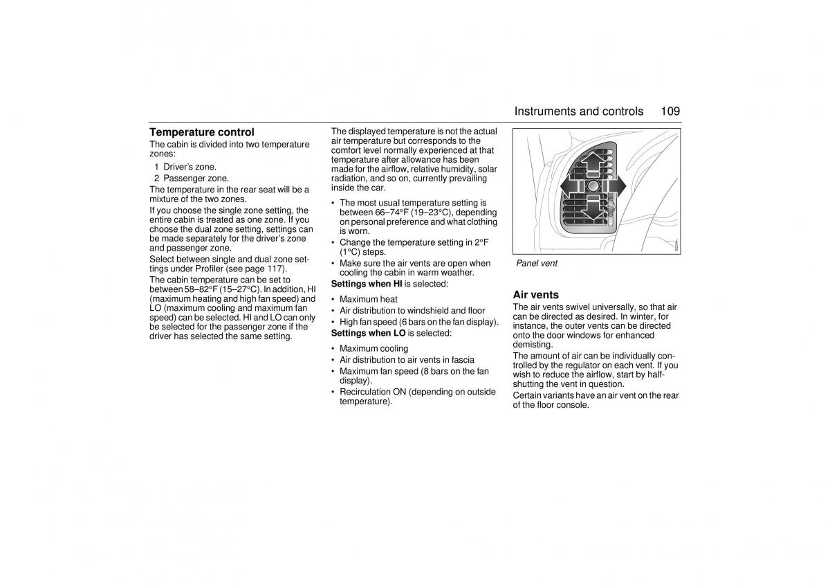 manual  Saab 9 3 II 2 YS3F owners manual / page 111