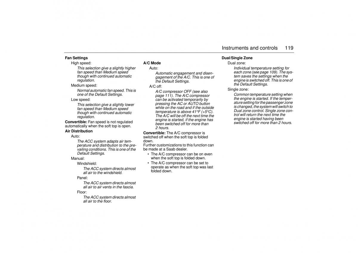 Saab 9 3 II 2 YS3F owners manual / page 121