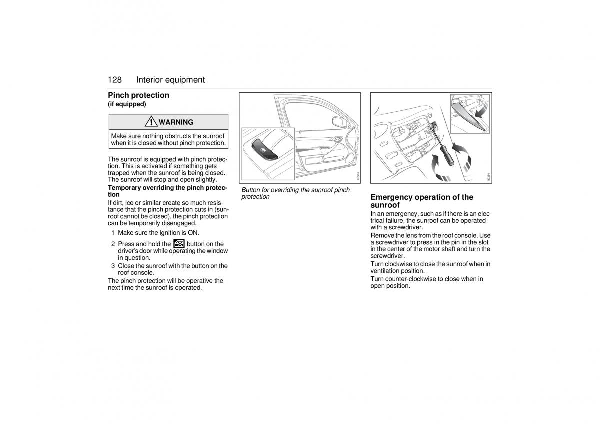 manual  Saab 9 3 II 2 YS3F owners manual / page 130