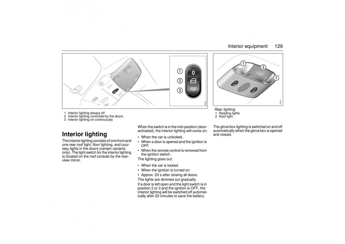 Saab 9 3 II 2 YS3F owners manual / page 131