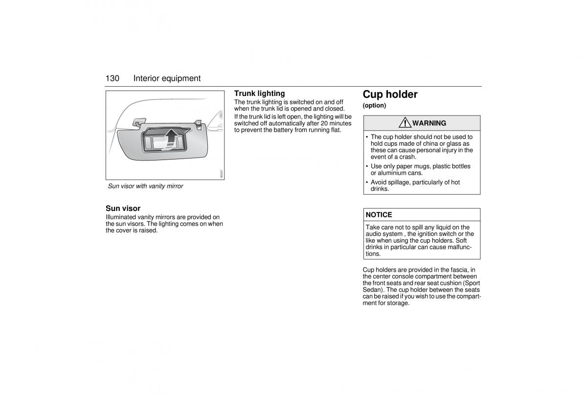 Saab 9 3 II 2 YS3F owners manual / page 132