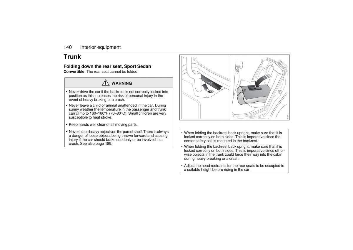 manual  Saab 9 3 II 2 YS3F owners manual / page 142