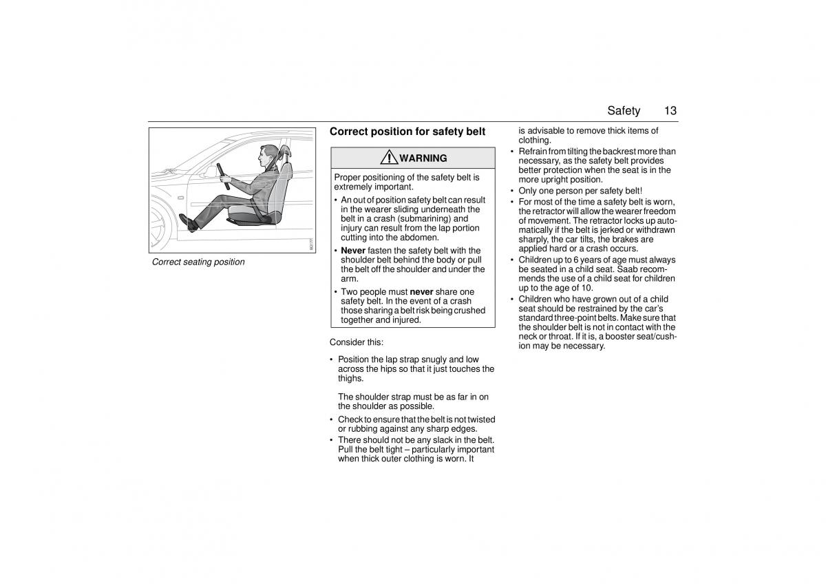 Saab 9 3 II 2 YS3F owners manual / page 15