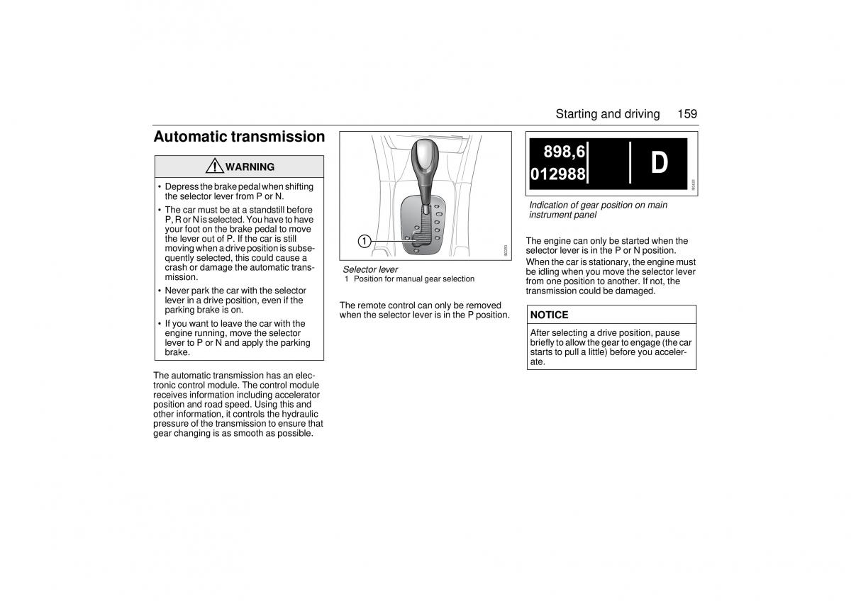 manual  Saab 9 3 II 2 YS3F owners manual / page 161