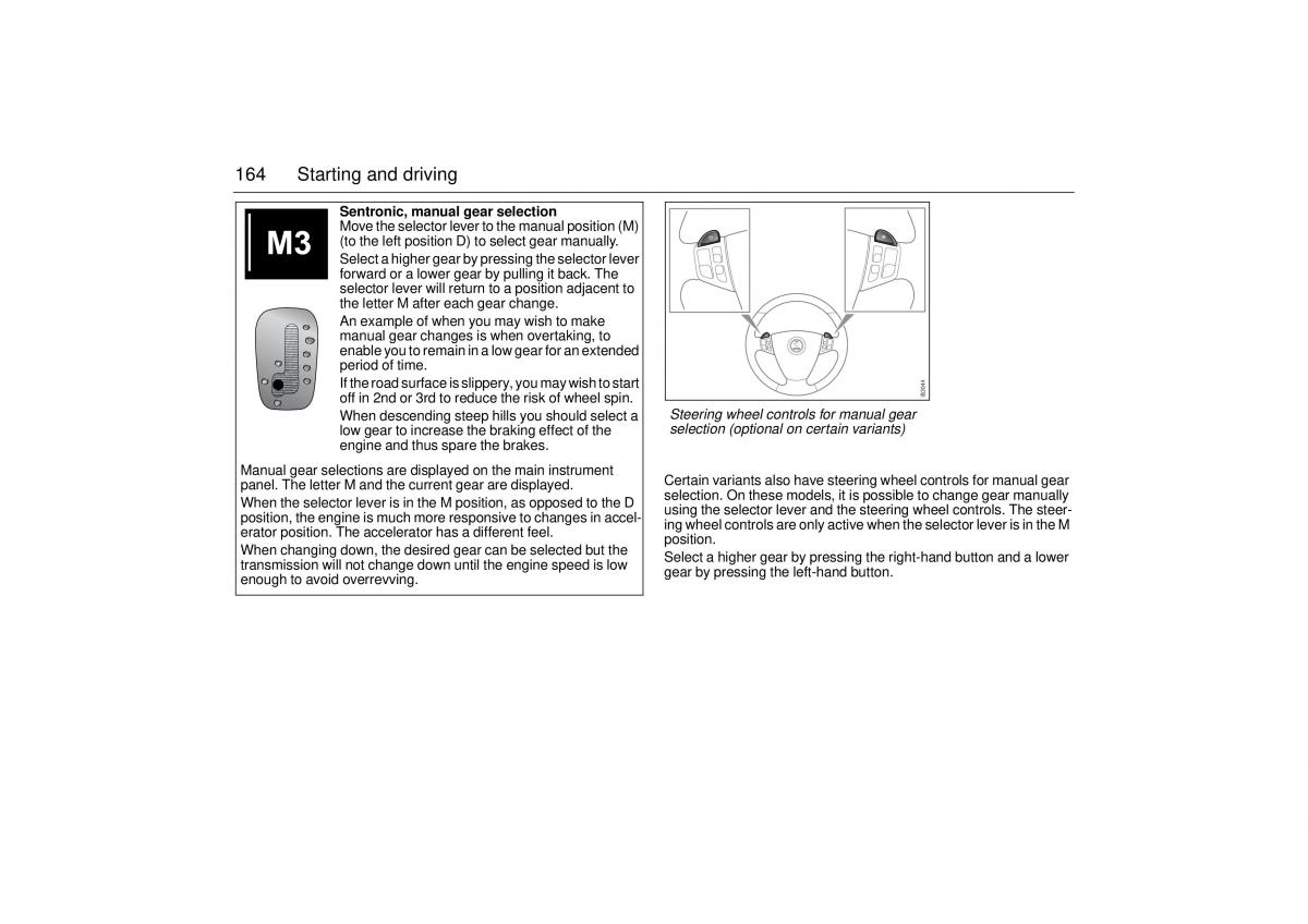 manual  Saab 9 3 II 2 YS3F owners manual / page 166