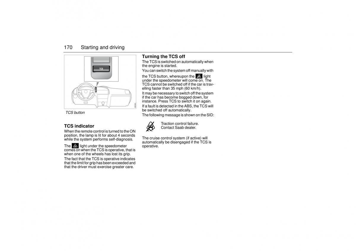 manual  Saab 9 3 II 2 YS3F owners manual / page 172