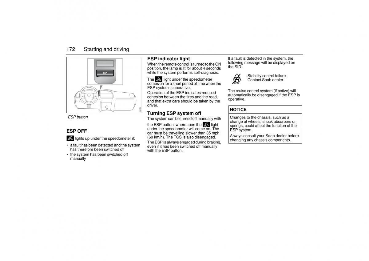 manual  Saab 9 3 II 2 YS3F owners manual / page 174