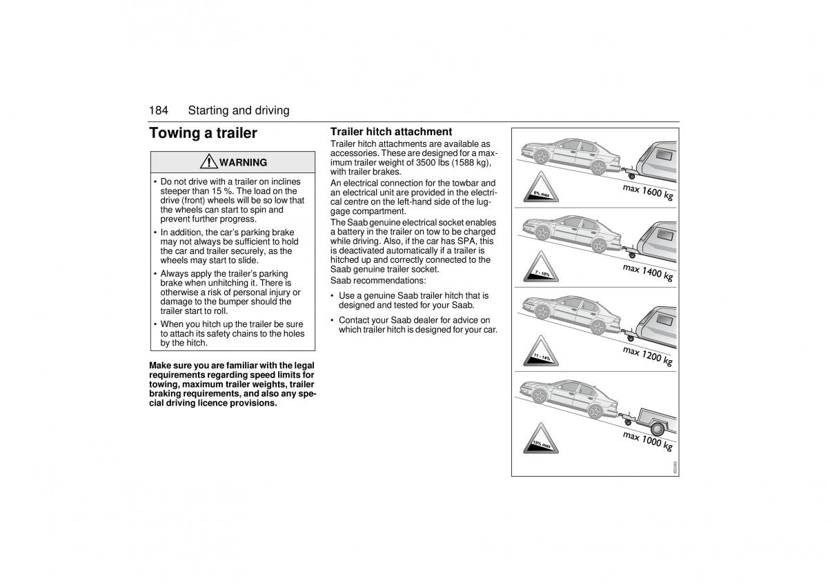 manual  Saab 9 3 II 2 YS3F owners manual / page 186