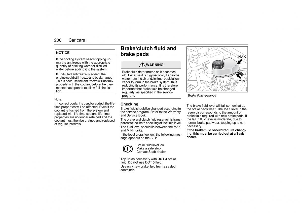 manual  Saab 9 3 II 2 YS3F owners manual / page 208