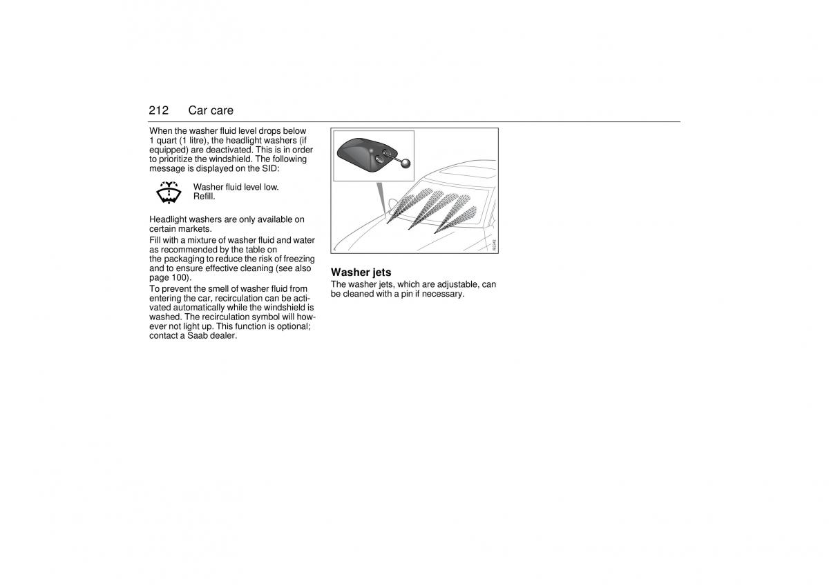 manual  Saab 9 3 II 2 YS3F owners manual / page 214