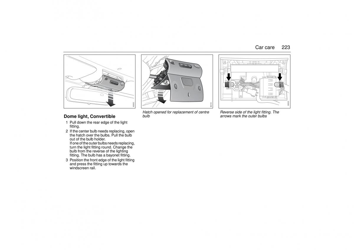 Saab 9 3 II 2 YS3F owners manual / page 225