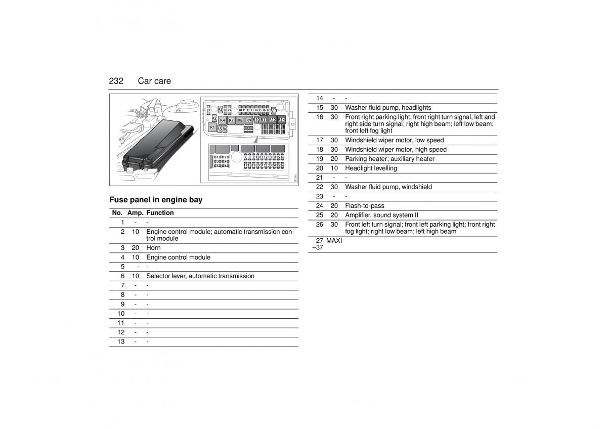 Saab 9 3 II 2 YS3F owners manual / page 234