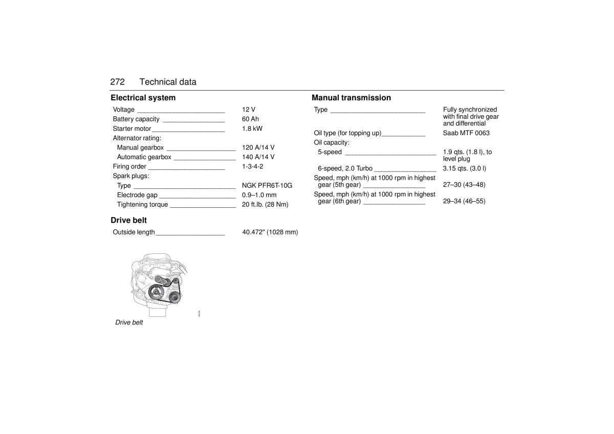 manual  Saab 9 3 II 2 YS3F owners manual / page 274