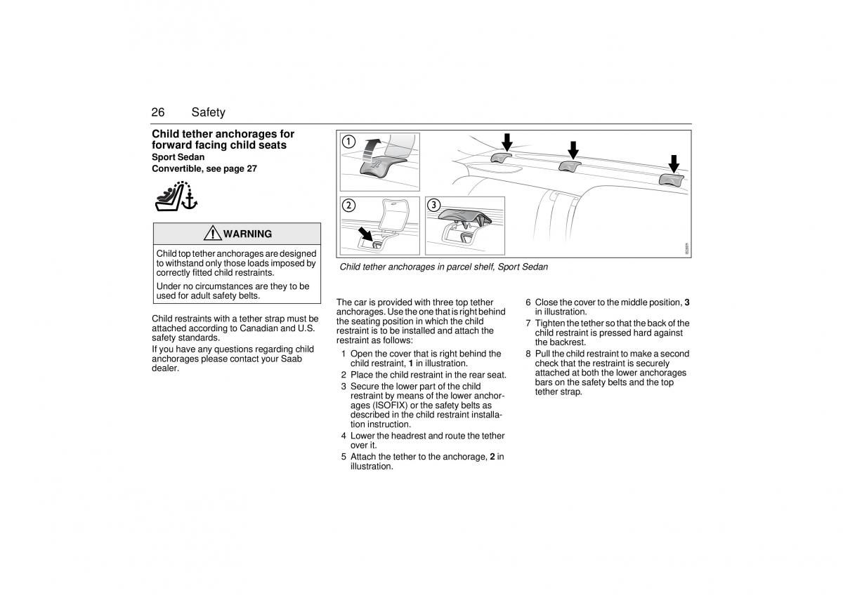 manual  Saab 9 3 II 2 YS3F owners manual / page 28