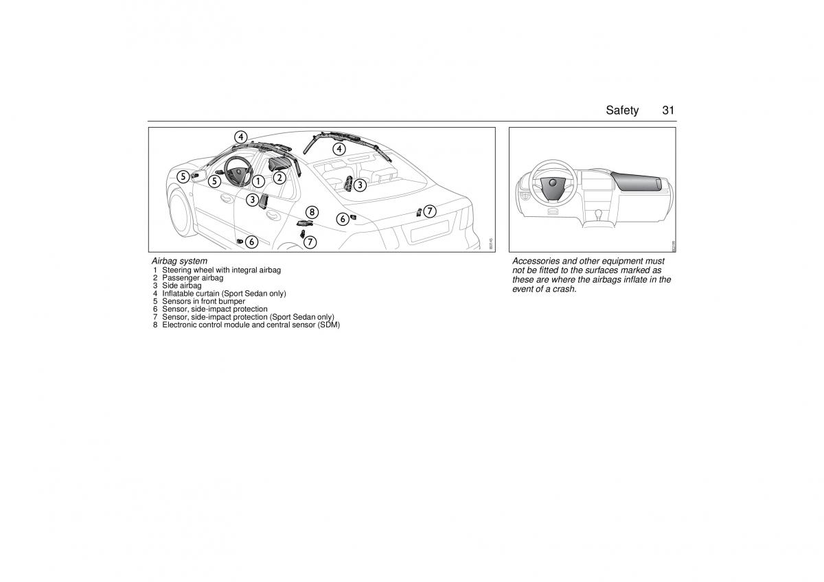 Saab 9 3 II 2 YS3F owners manual / page 33