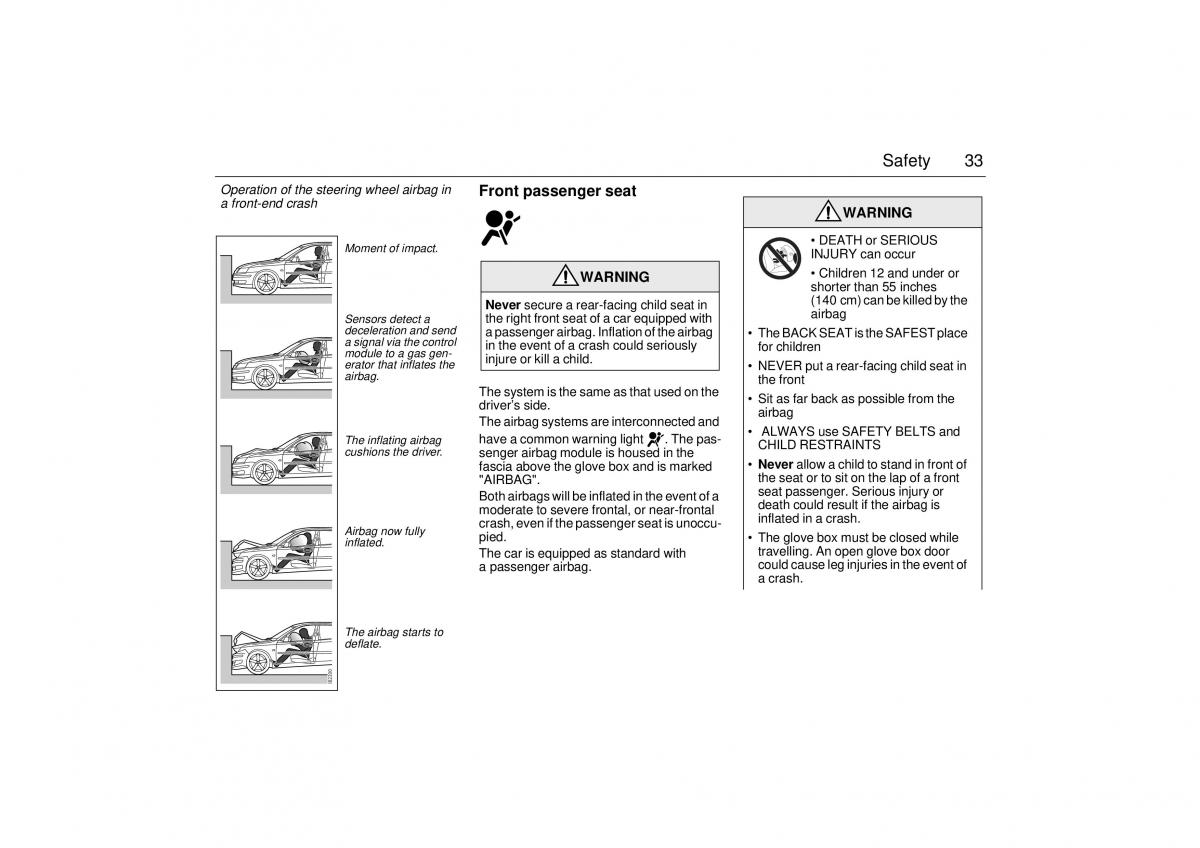 manual  Saab 9 3 II 2 YS3F owners manual / page 35