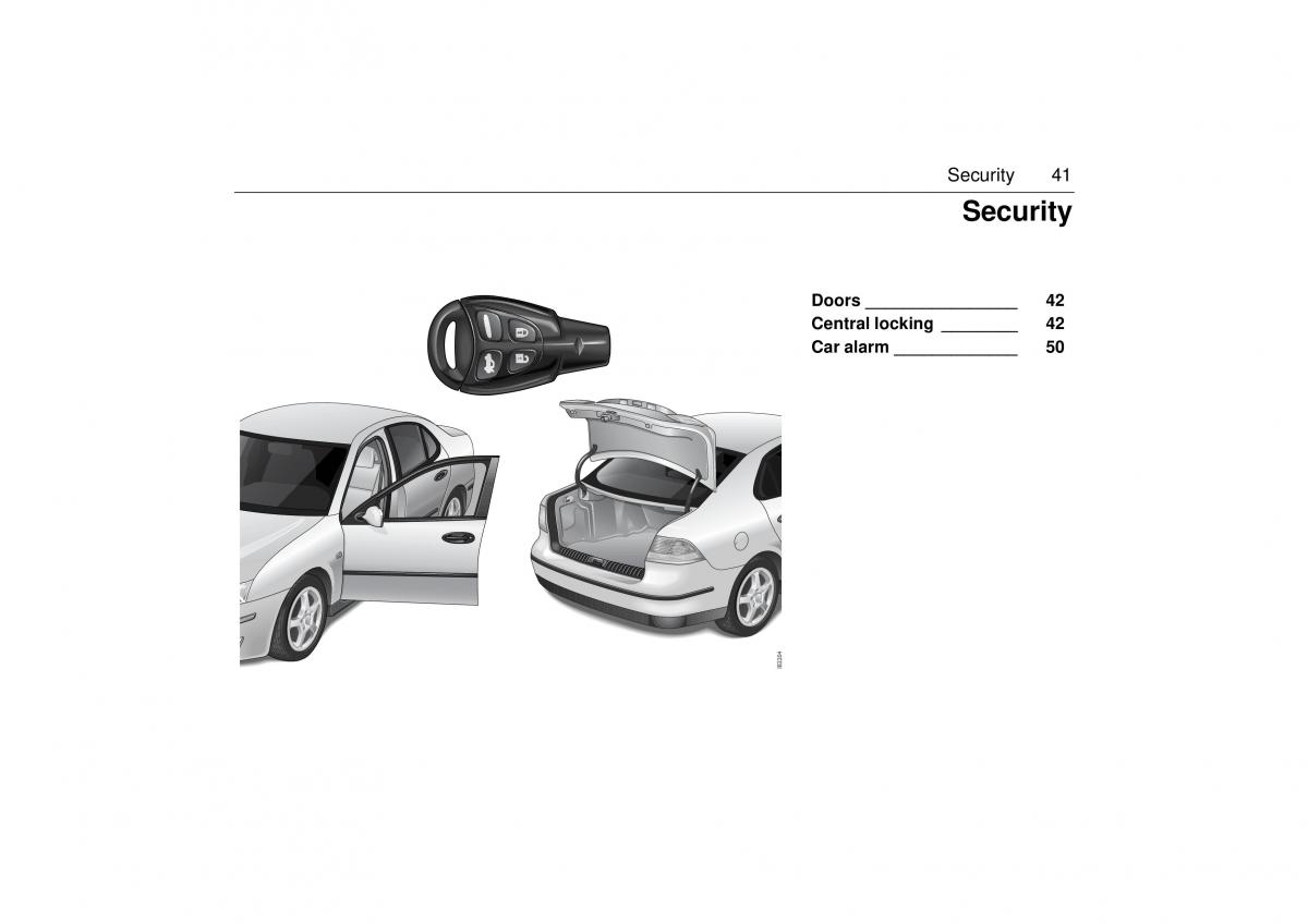 Saab 9 3 II 2 YS3F owners manual / page 43