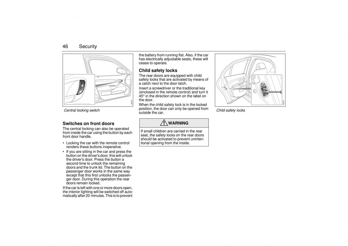 manual  Saab 9 3 II 2 YS3F owners manual / page 48