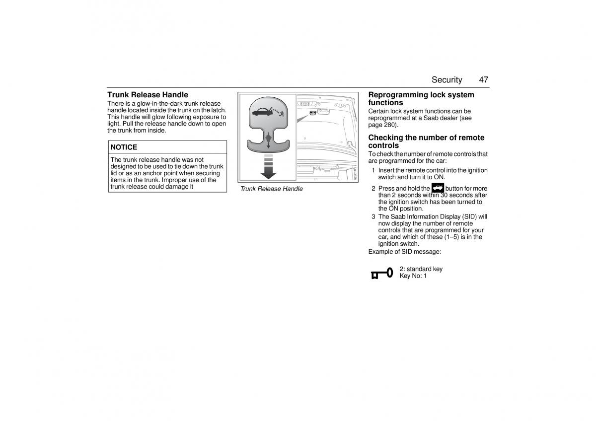 Saab 9 3 II 2 YS3F owners manual / page 49