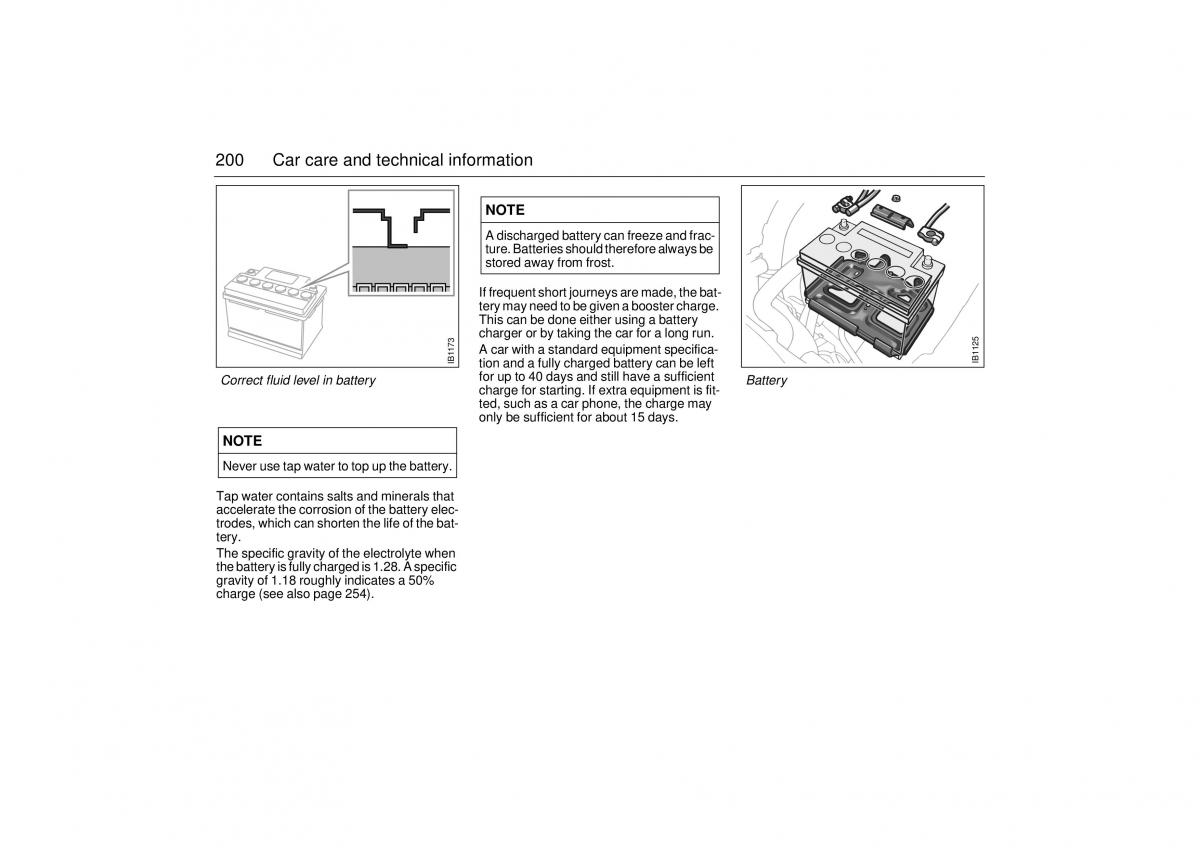 Saab 9 5 I 1 YS3E owners manual / page 200