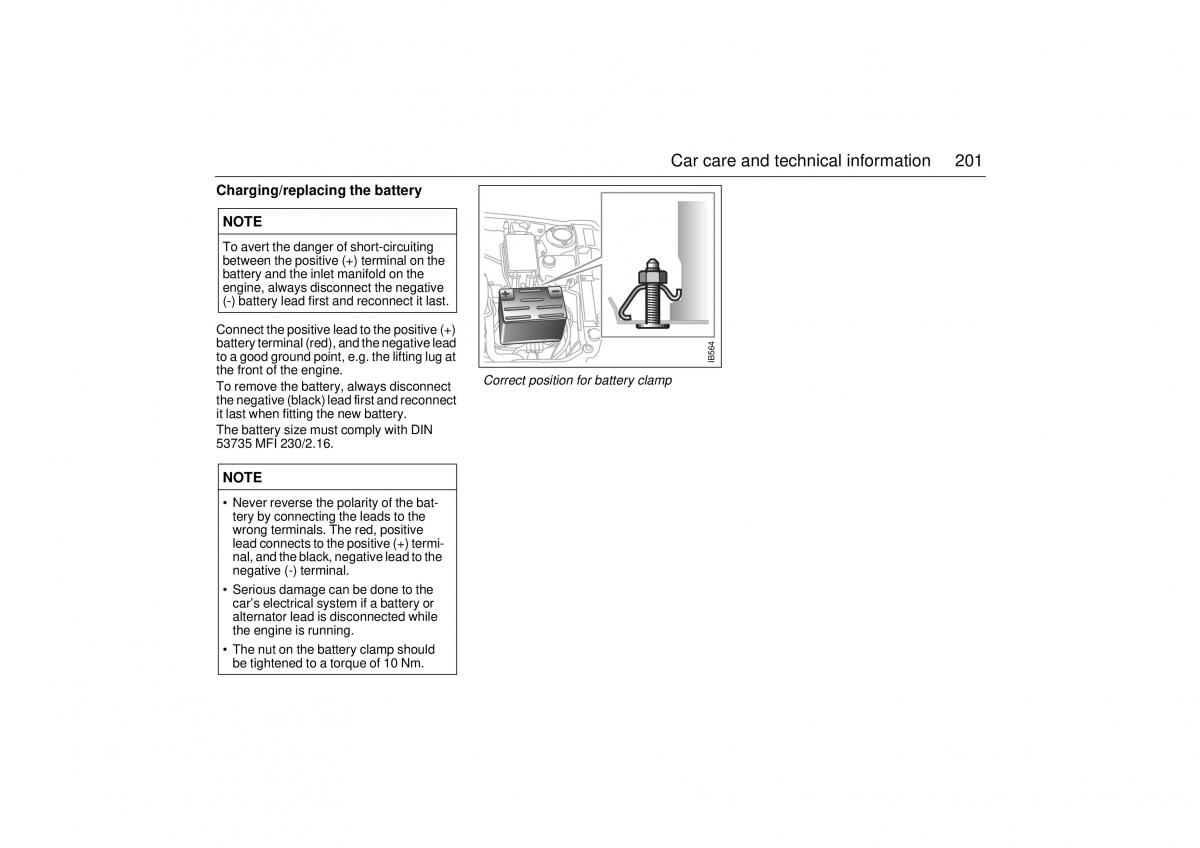 Saab 9 5 I 1 YS3E owners manual / page 201