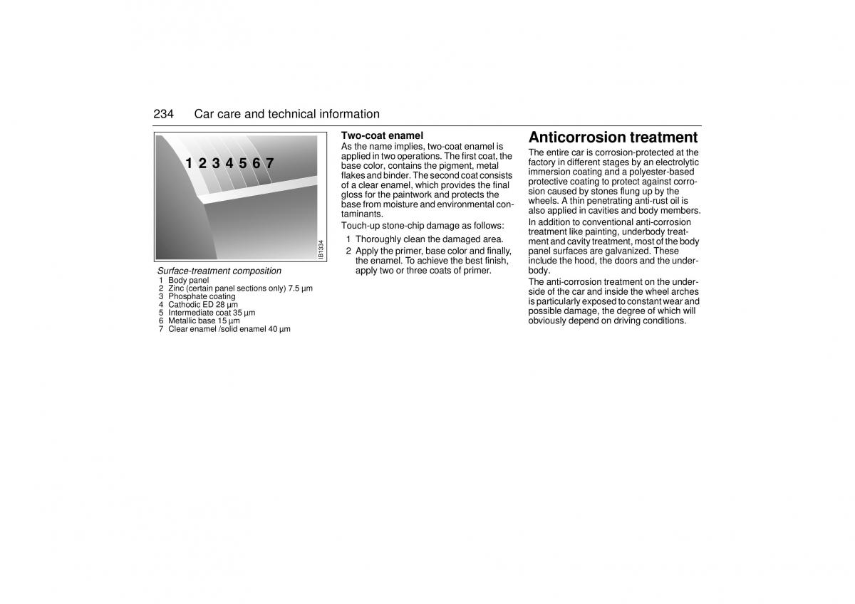 Saab 9 5 I 1 YS3E owners manual / page 234