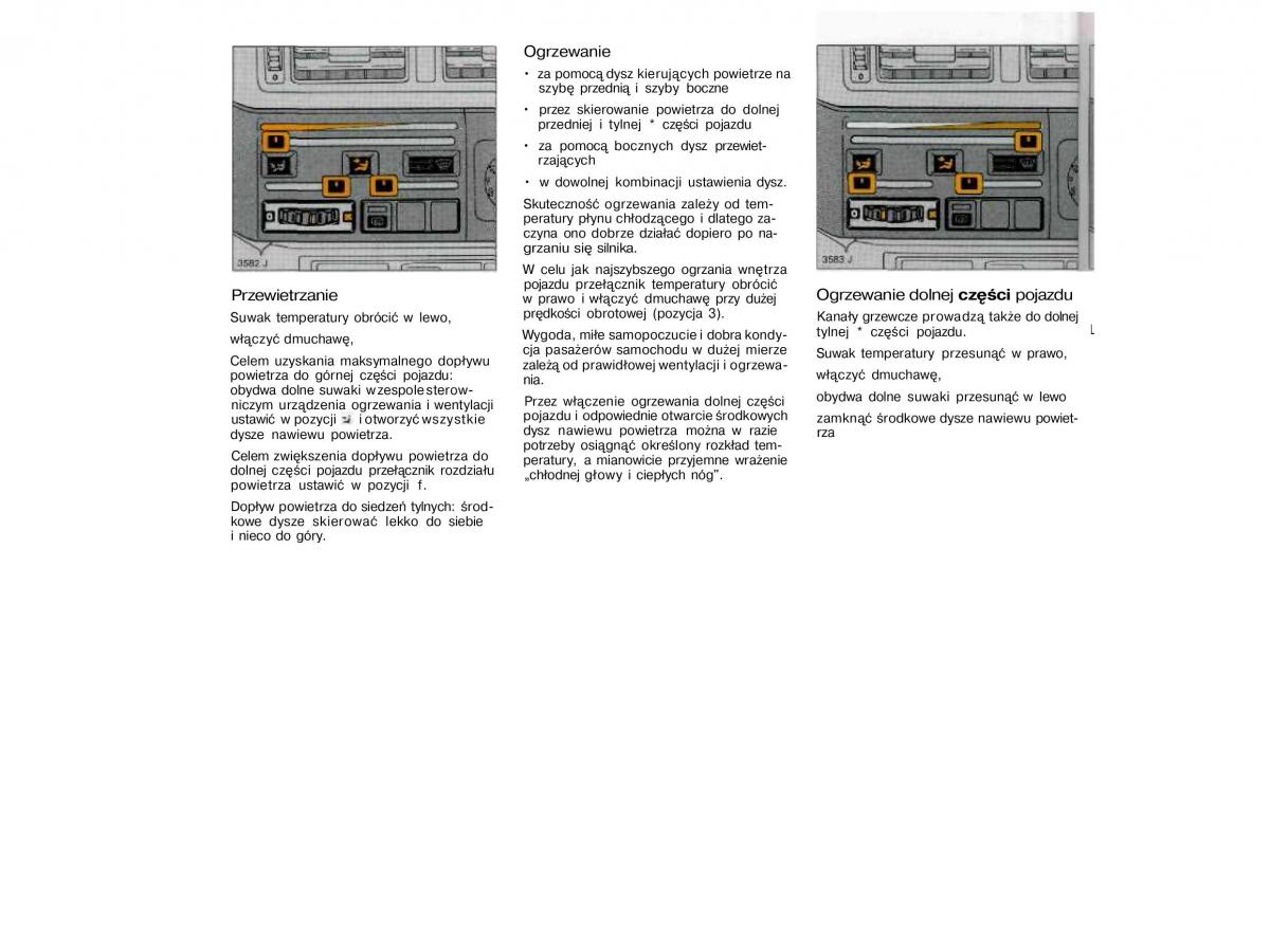 Opel Vectra A Vauxhall Cavalier instrukcja obslugi / page 60