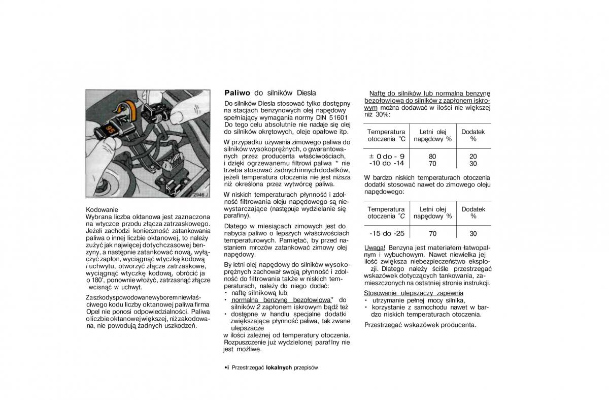 Opel Vectra A Vauxhall Cavalier instrukcja obslugi / page 73