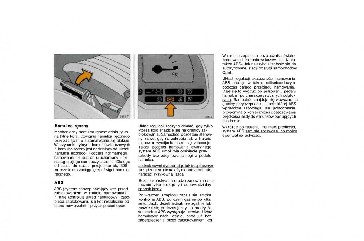 Opel Vectra A Vauxhall Cavalier instrukcja obslugi / page 81