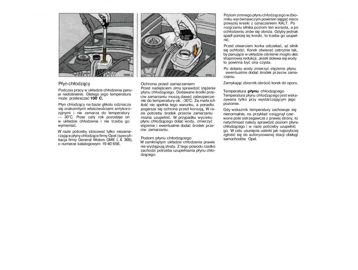 Opel Vectra A Vauxhall Cavalier instrukcja obslugi / page 108