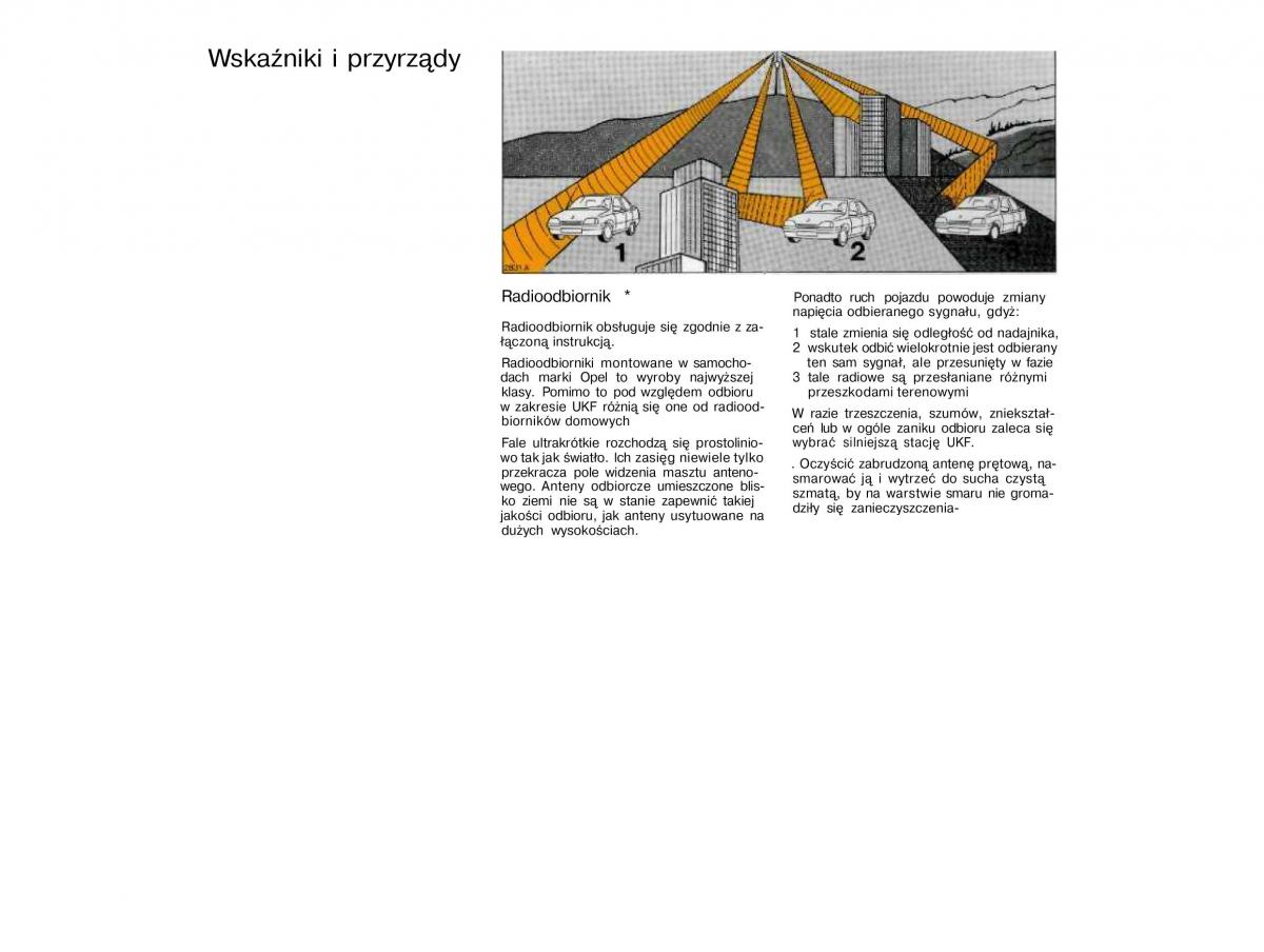 Opel Vectra A Vauxhall Cavalier instrukcja obslugi / page 24