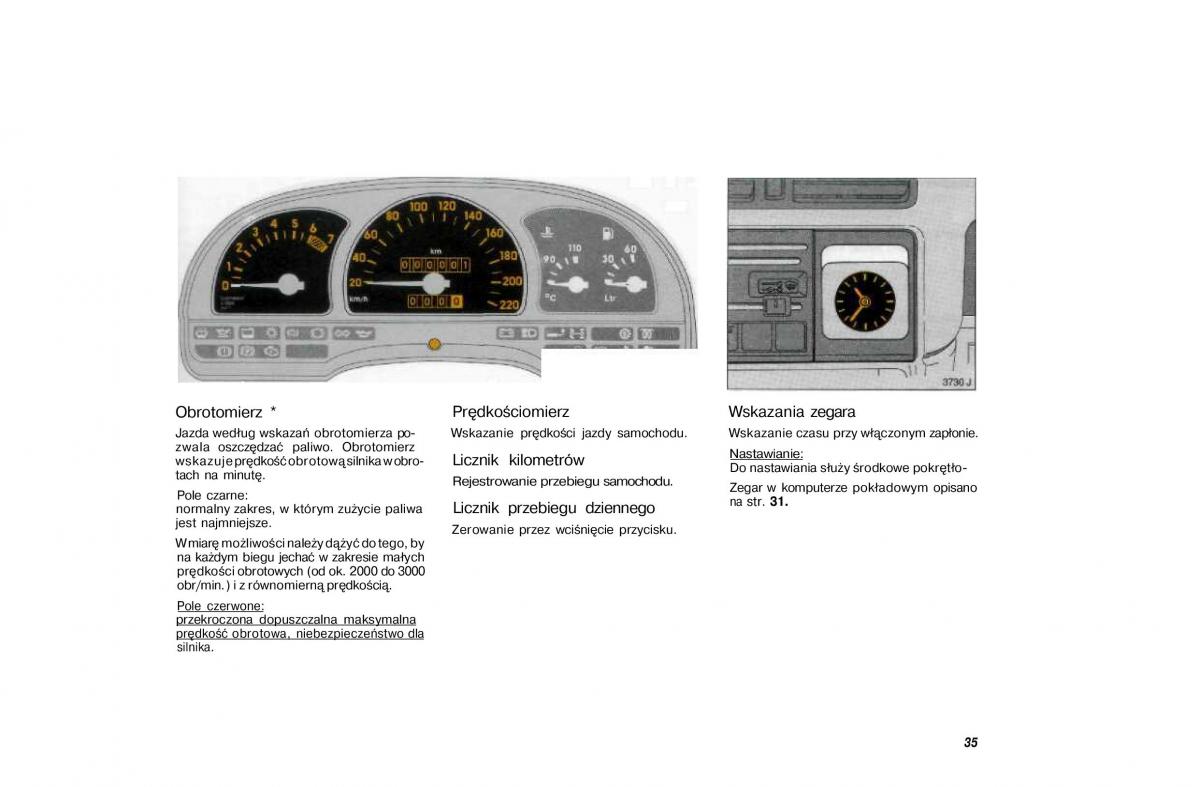 Opel Vectra A Vauxhall Cavalier instrukcja obslugi / page 25