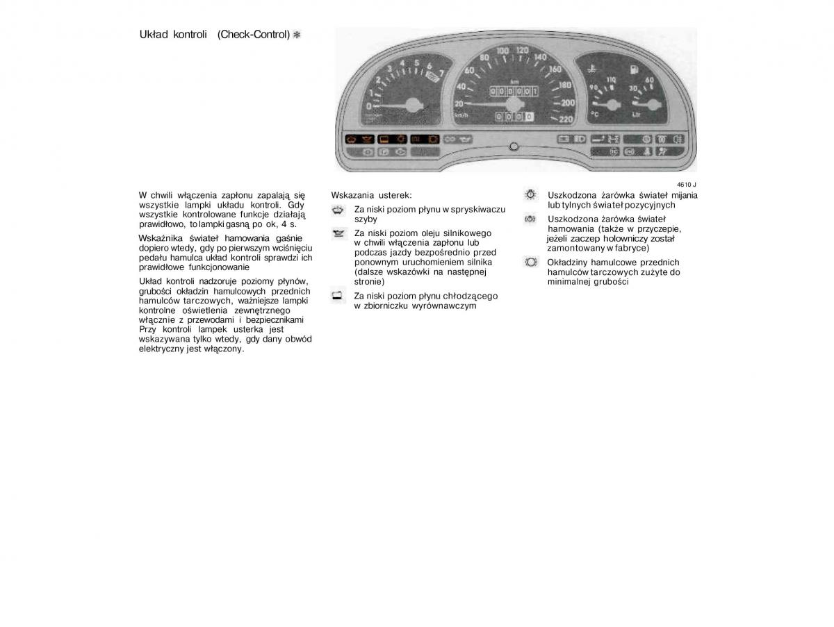 Opel Vectra A Vauxhall Cavalier instrukcja obslugi / page 28