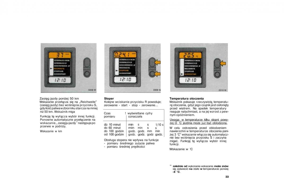 Opel Vectra A Vauxhall Cavalier instrukcja obslugi / page 33